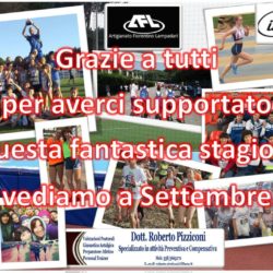 AD MAIORA FRASCATI augura buone vacanze a tutte le famiglie dei propri atleti! Ci vediamo a settembre.